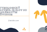 Etymologický Slovník Etymologický Slovník